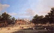 Charles Blechen London: the Old Horse Guards and Banqueting Hall, from St James s Park  cdc oil painting